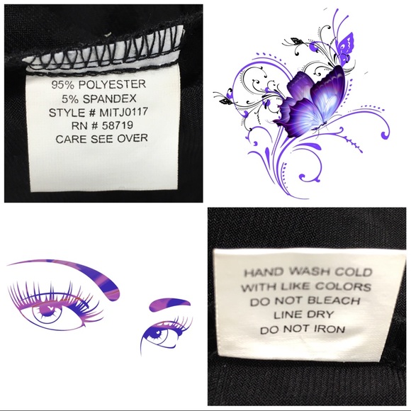 Notations Jacket Purple & Black Shiny Large NWT - Picture 6 of 8